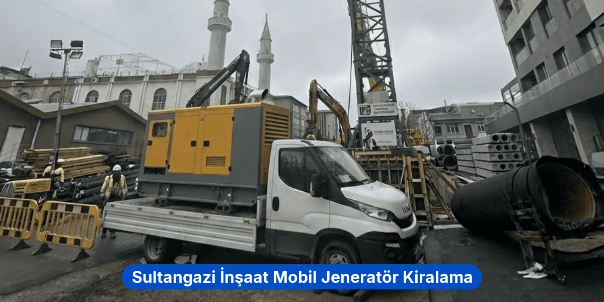 Sultangazi İnşaat Mobil Jeneratör Kiralama